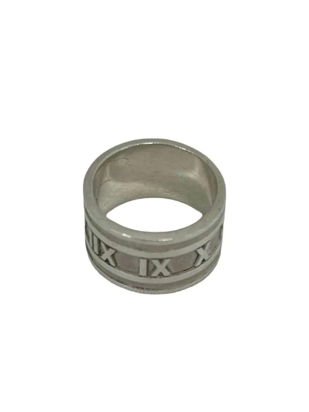 Tiffany & Co Vintage Wide Atlas Ring 925 Sterling Silver - Picture 5 of 8